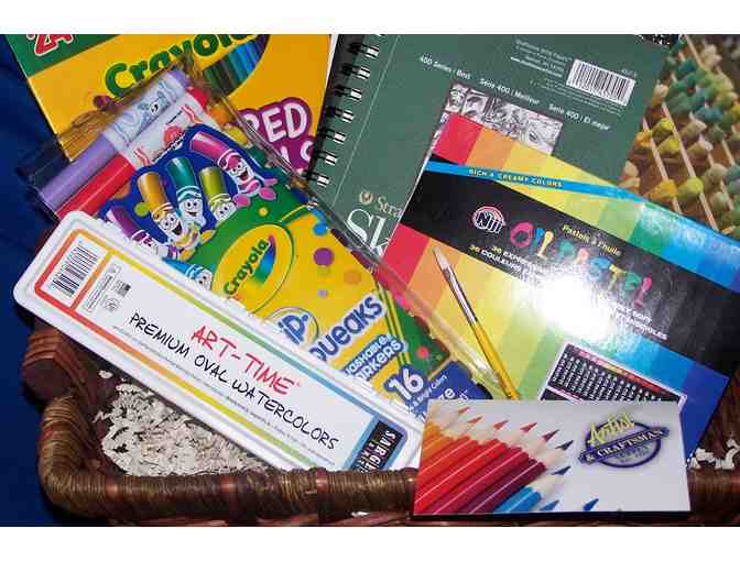 Make Art! Artist & Craftsman Supply Gift Basket & Gift Card