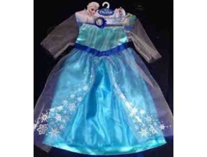 Disney Princess! FROZEN Exclusive ELSA Princess Dress, Tiara & Jewelry Set - Signed!