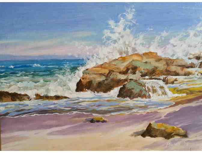 'Laguna Rocks' Fine Art Painting by Fernando Micheli