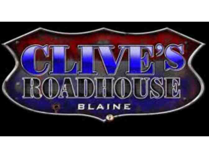 $25 Clive's Roadhouse Gift Card - Photo 1
