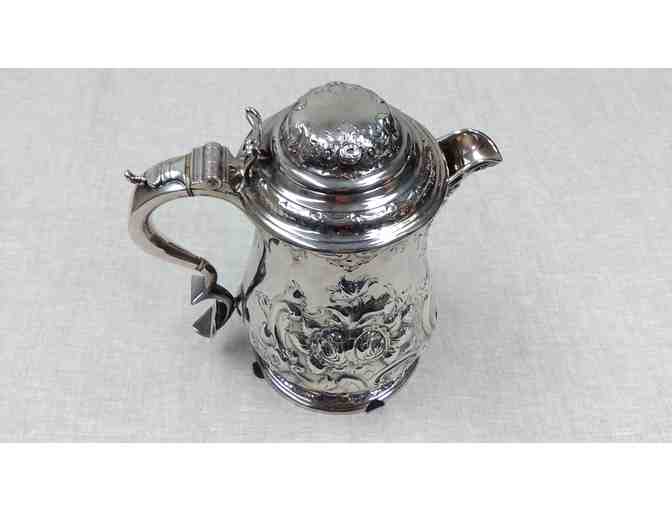 Embossed Silver Plated Pitcher - Photo 1