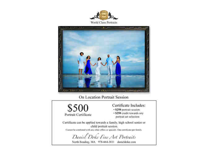 $500 Portrait Certificate by Daniel Doke Fine Art Portraits - Photo 1