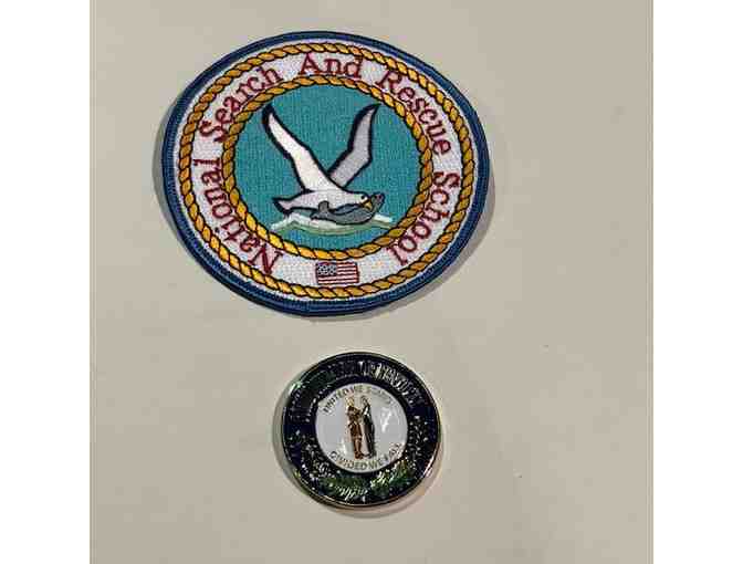 Coast Guard Patch And KY Challenge Coin