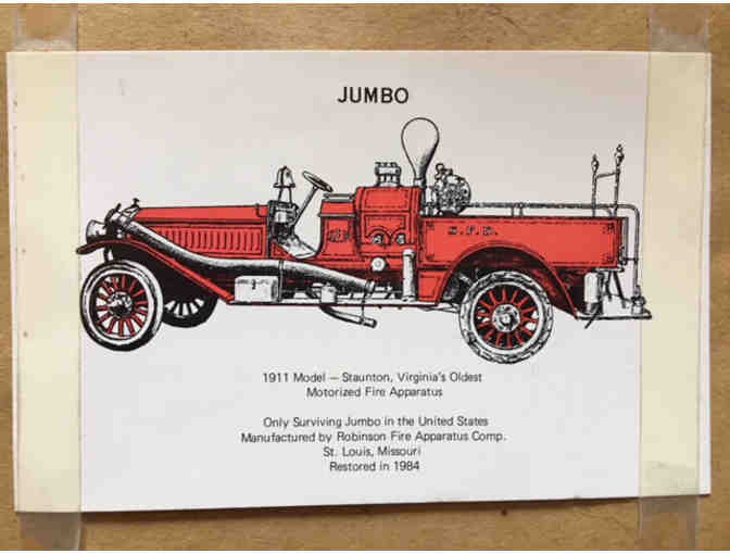 'Jumbo' Firetruck Limited Edition Signed Print