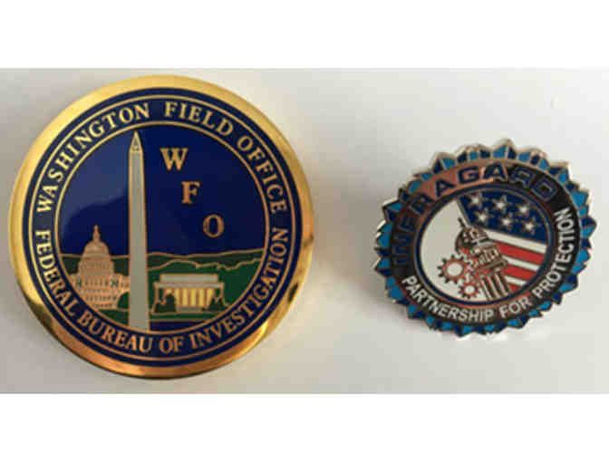 INFRAGARD Challenge Coin and Seal Pin