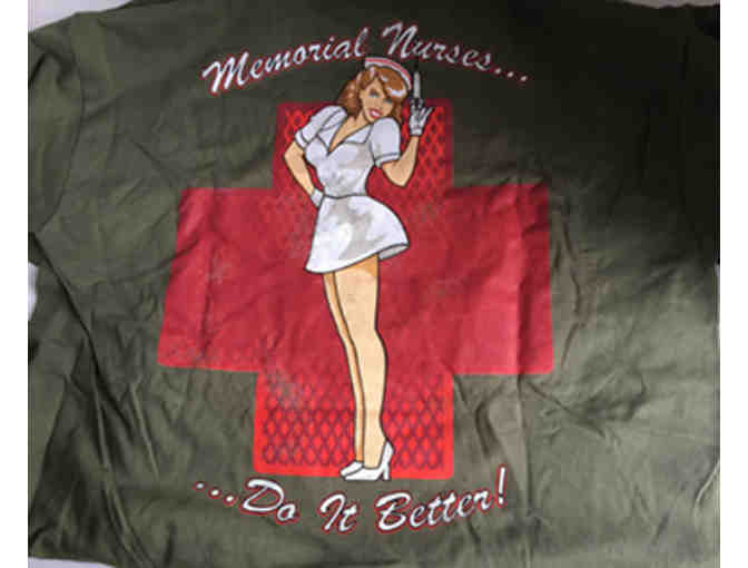 Memorial Nurses Do It Better Camo Tee-Shirt (Large) - Photo 2
