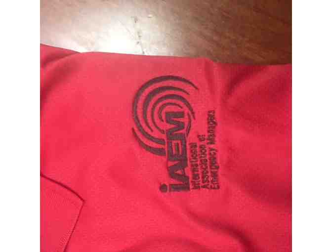 Red IAEM Logo-wear Polo - Men's Large - Photo 2