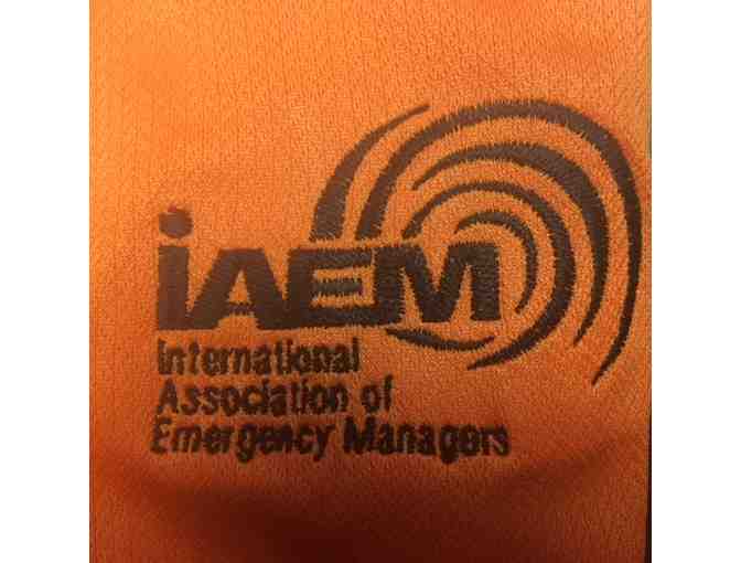 Orange NikeGolf Polo with IAEM Logo - Men's Large - Photo 3