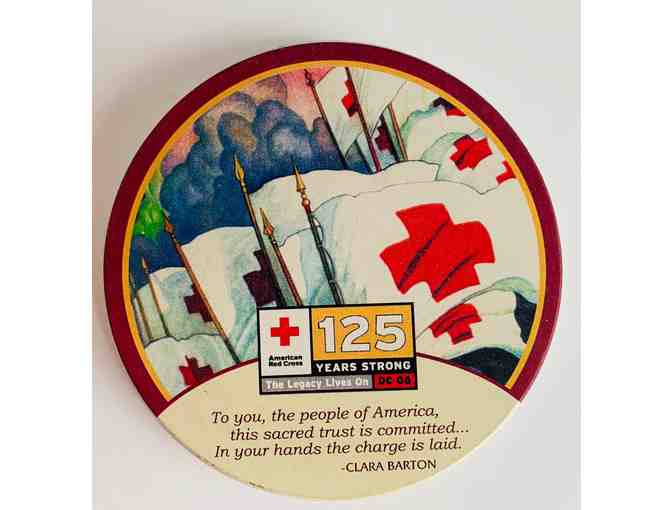 American Red Cross Tote and Anniversary Coasters