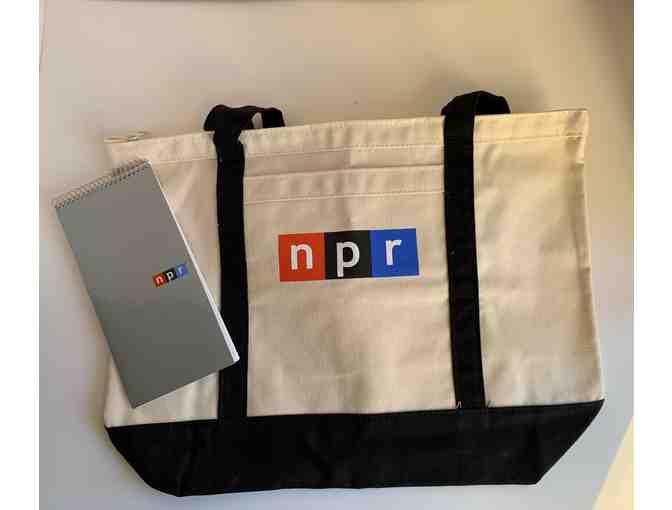 NPR Tote with Gift Items