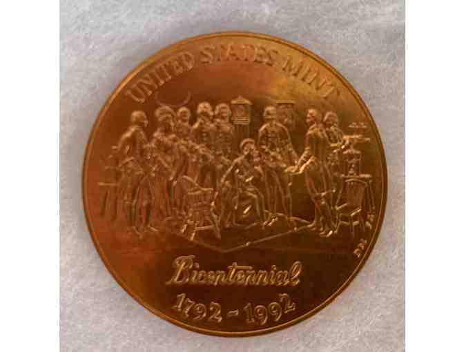United States Mint Independence Mall - 1792-1992 Bicentennial Celebration Coin