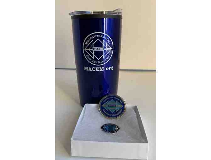 Mid-Atlantic Center for Emergency Management Challenge Coin, Pin and Tumbler