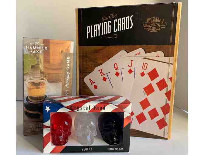Party Night Package: Cards, Drinking Game and Vodka