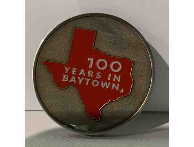 100 Years in Baytown Exxon Mobil Challenge Coin