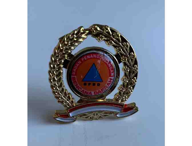 Indonesian Emergency Management Patches and Pin