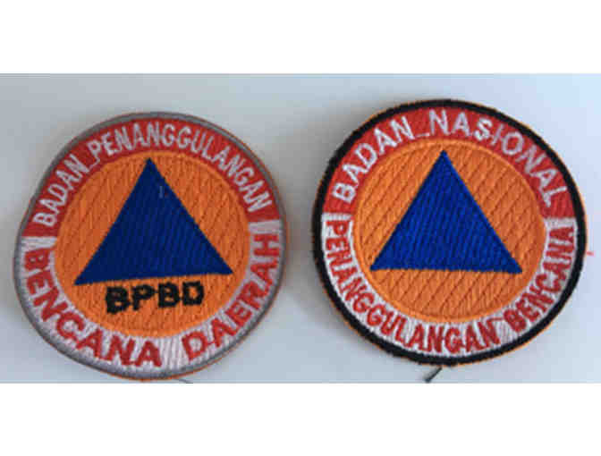 Indonesian Emergency Management Patches and Pin