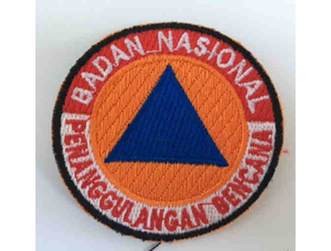 Indonesian Emergency Management Patches and Pin
