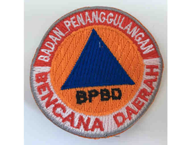 Indonesian Emergency Management Patches and Pin