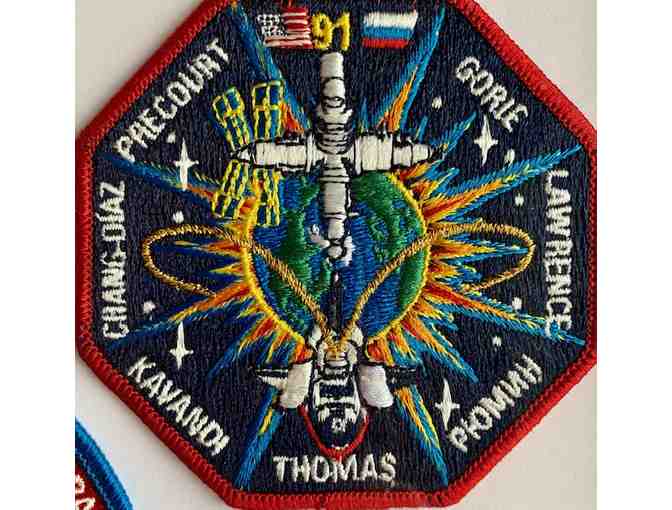 Complete Framed Set of 1998 Space Shuttle Mission Patches