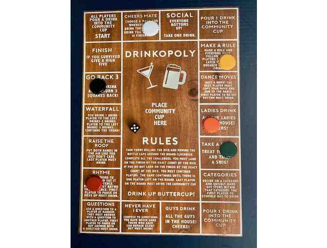 Drinkopoly with 2 sets of Glasses