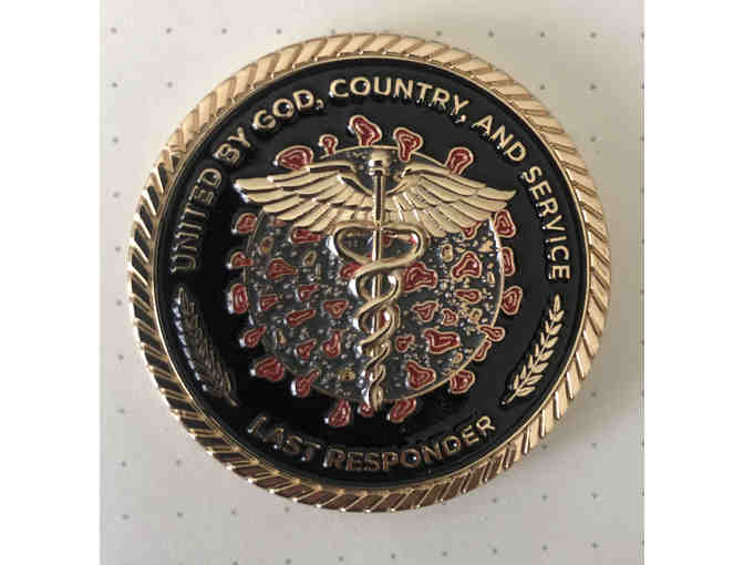 Coronavirus Last Responder Challenge Coin