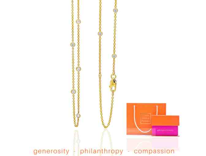 Love at First Spark 36" in Yellow Gold Necklace - Photo 2