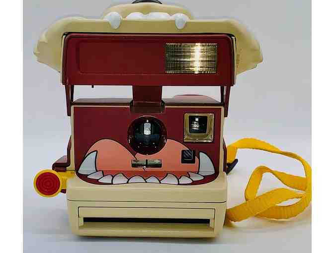 Vintage Polaroid Looney Tunes 1999 Tazmanian Devil Taz Instant 600 Strap Film Camera