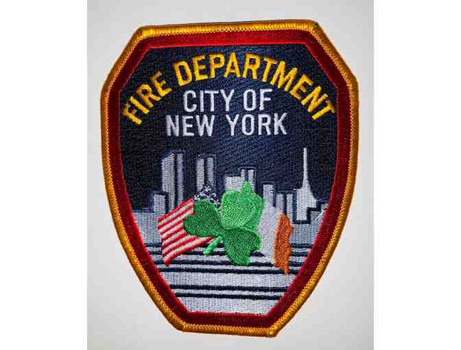 FDNY Patches with Pre-911 Skyline that includes Twin Towers