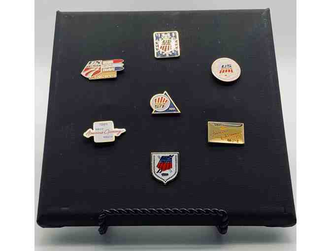 Collection of 7 U.S. Ski Team Pins
