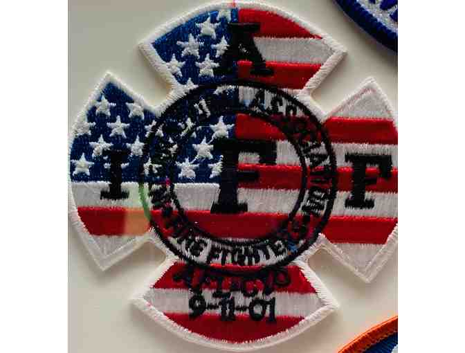 4 Framed FDNY 911 Patches