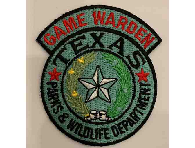 Texas Items Including a Game Warden Patch