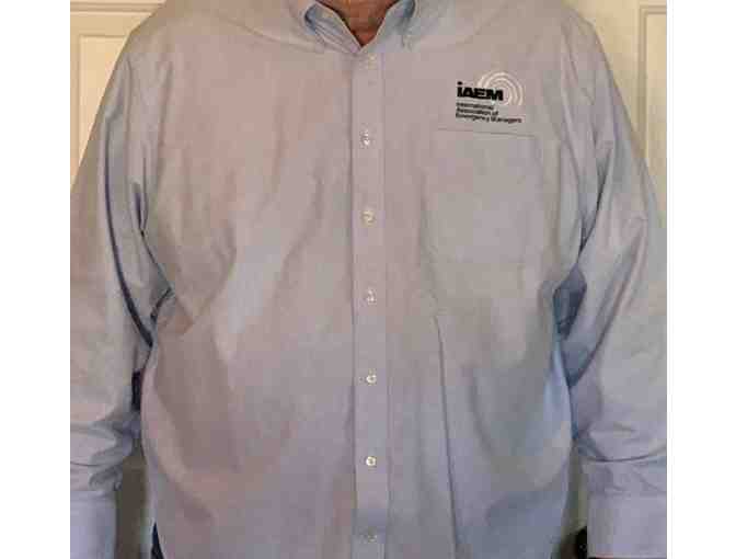 IAEM Men' Lands End Oxford Cloth Shirt - Size 3XL