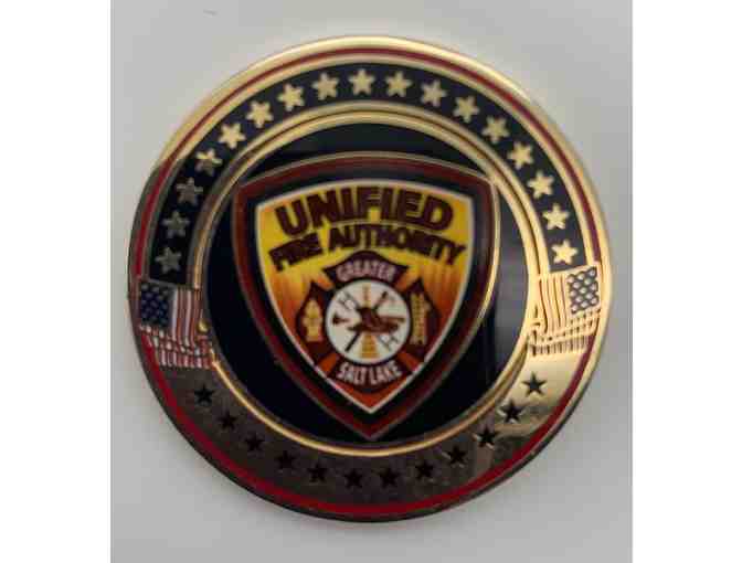 Greater Salt Lake Unified Fire Authority Fire Chief Challenge Coin