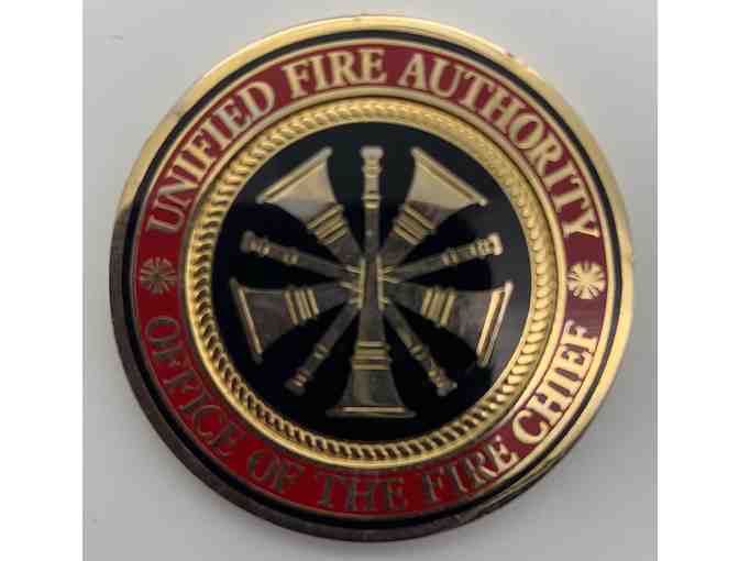 Greater Salt Lake Unified Fire Authority Fire Chief Challenge Coin