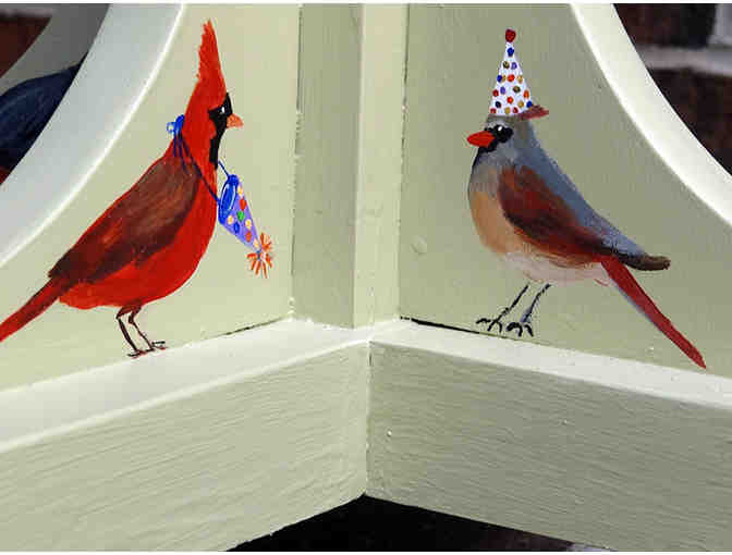 'Birds in Hats' Coat Rack by 'Nicola's Knickers'