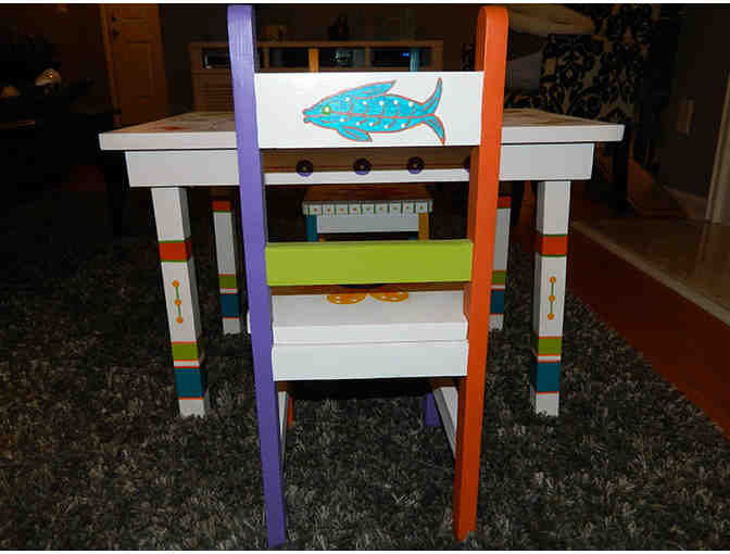 Child's Table & Chairs by Dick and Carol Crawford