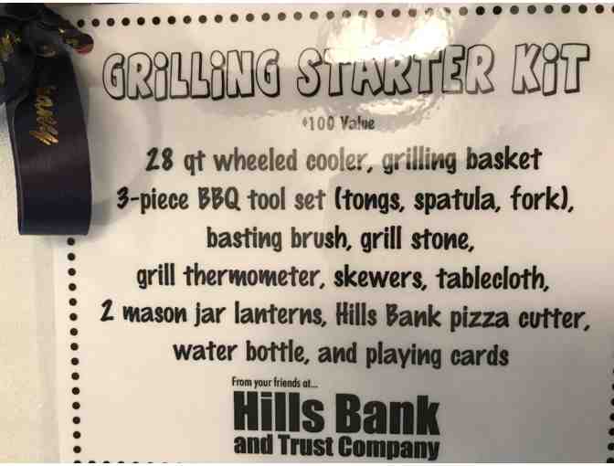 Hills Bank Grilling Starter Kit  Cooler / Gift Basket