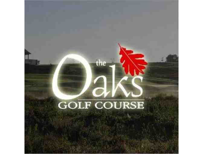Round of golf with carts for four at The Oaks Golf Course