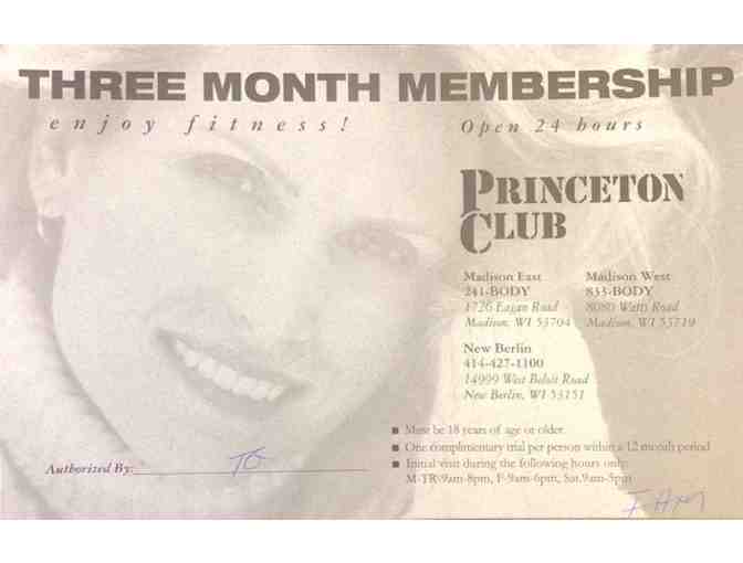 Three month membership to the Princeton Club