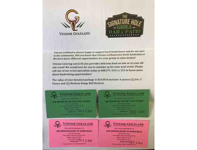 Vitense Golfland Package - rounds + range