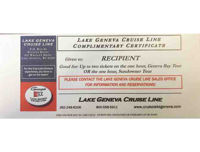 Lake Geneva Cruise for two