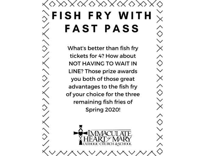 Four Fish Fry Tickets with a Fast Pass - No Waiting in Line! - Photo 1