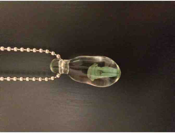Hand made glass pendant