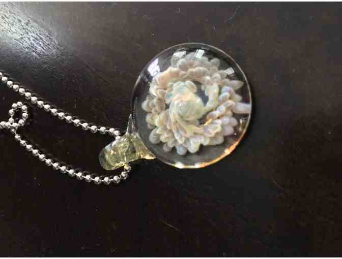 Hand made glass pendant