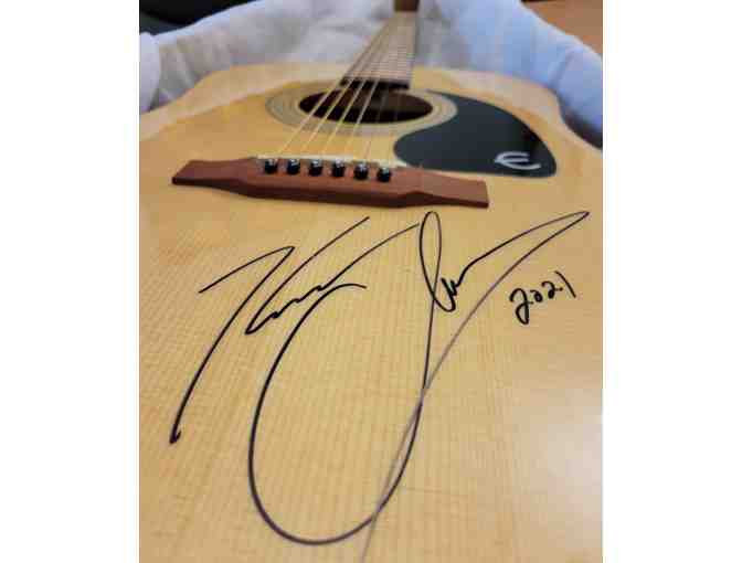 Kenny Chesney Autographed Acoustic Guitar