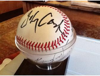 Baseball Signed By Johnny Cash, Willie Nelson, Waylon Jennings & Kris Kristofferson