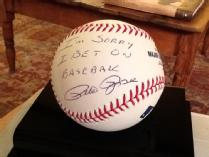 Baseball Signed By Pete Rose & Paul Hornung