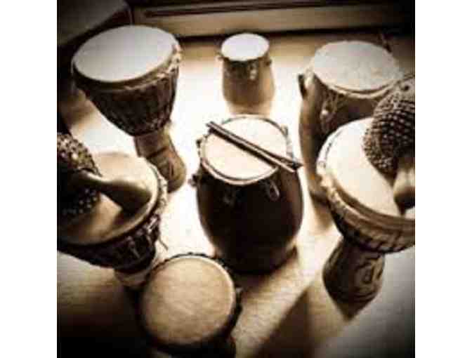2 Drum Lessons (Drum set or Hand Percussion) 1 hour each