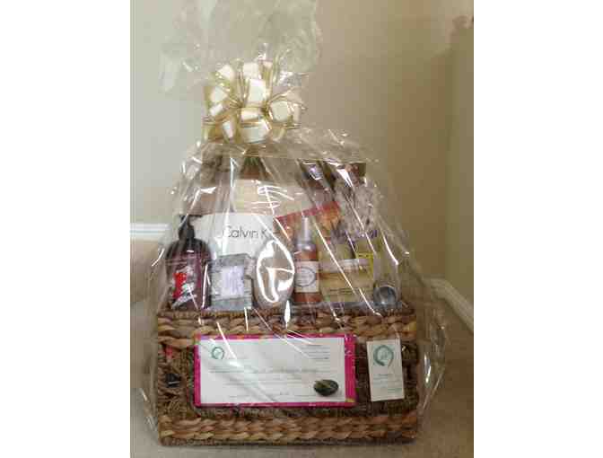 Luxurious Spa Basket includes 90-minute Esalen Massage with Vicki Wynne