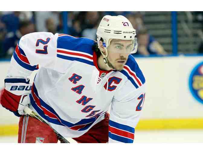 Rangers hockey gear signed by team captain Ryan McDonagh!